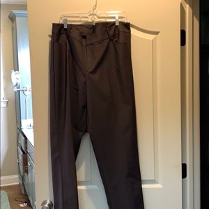 Dark brown dress slacks